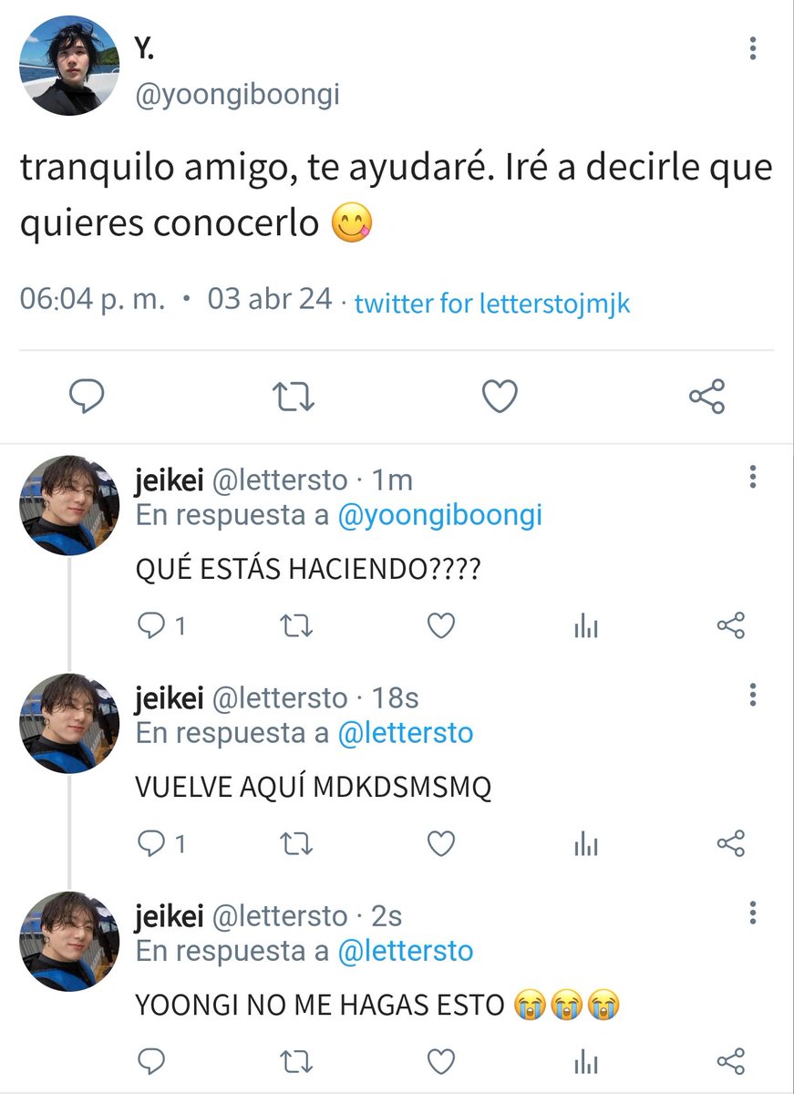 ready to be mine? — mini km au

J!k esta cansado de pasar sus días en ese museo sin nada de diversión más que dar indicaciones a desconocidos.

Todo cambia cuando j!m, un chiquillo lindo aparece; obligandolo a buscar formas de poder acercarse y pedirle su número.