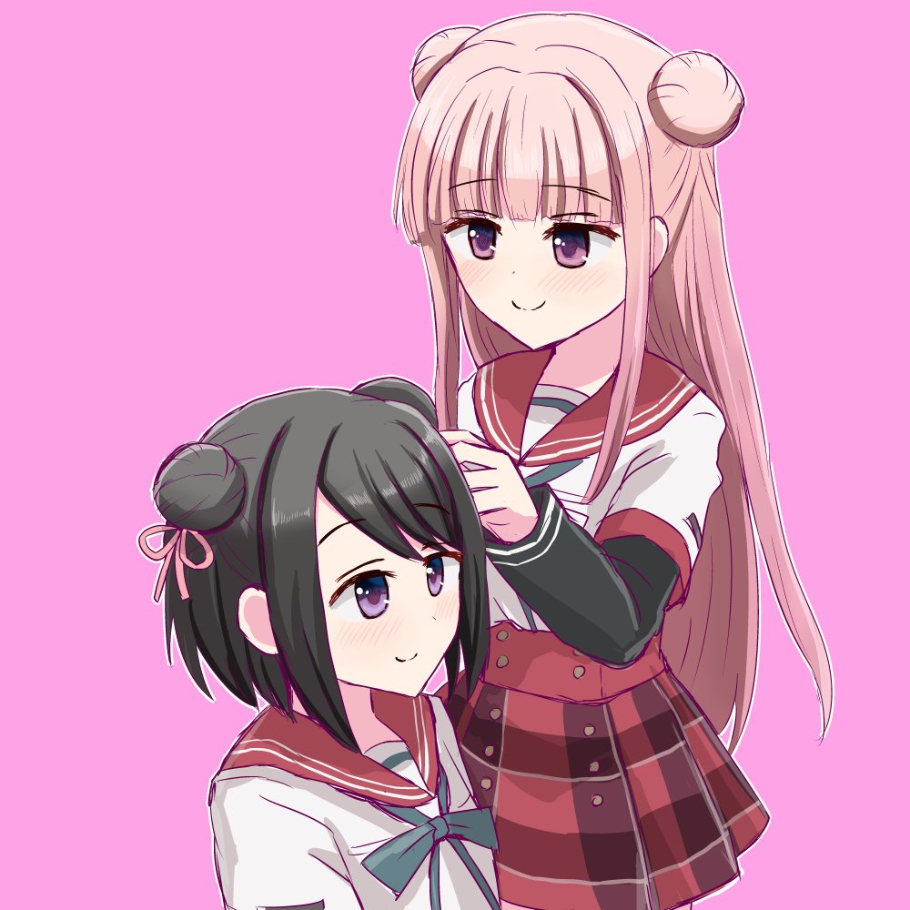 「いろはちゃんにお団子を作ってもらう黒江ちゃん 」|ウサ小のイラスト