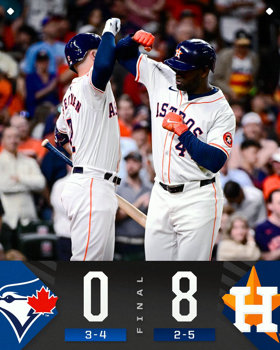 Yordan homered twice in a Space City shutout. 😤