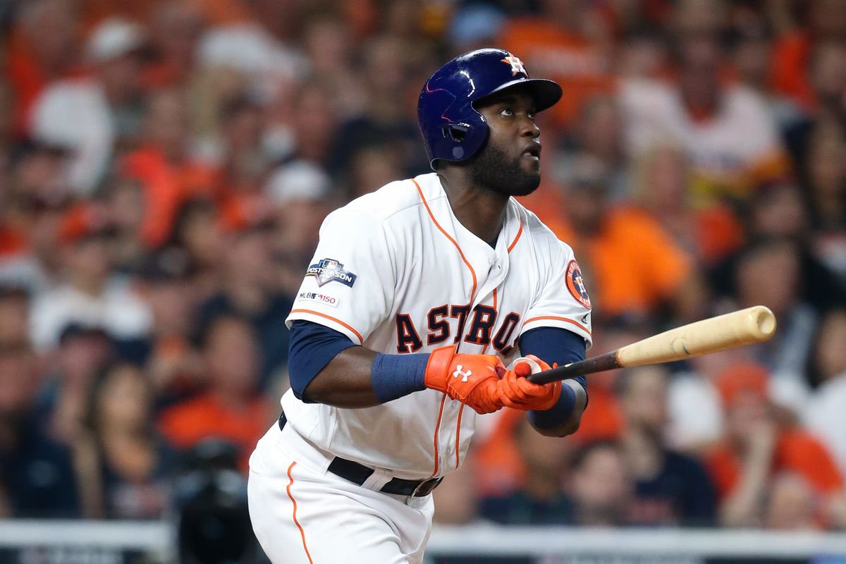 Yordan Alvarez is the first player in Statcast history to have 5 batted balls with an exit velocity of 105+ and 3 batted balls with a projected distance of 400+ in a single game.