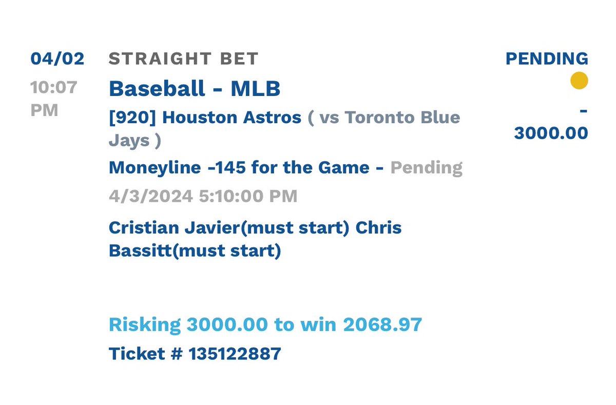 pardonmypick's tweet image. SENDING TOMORROWS $5K LOCK OF THE WEEK TO A FEW WHO RETWEET ‼️

MLB MAX WHALEPLAY 🐳🐳🐳

ASTROS ML ✅

BANNGGG!!! BLOWOUT!!!! 🔥🔥🔥