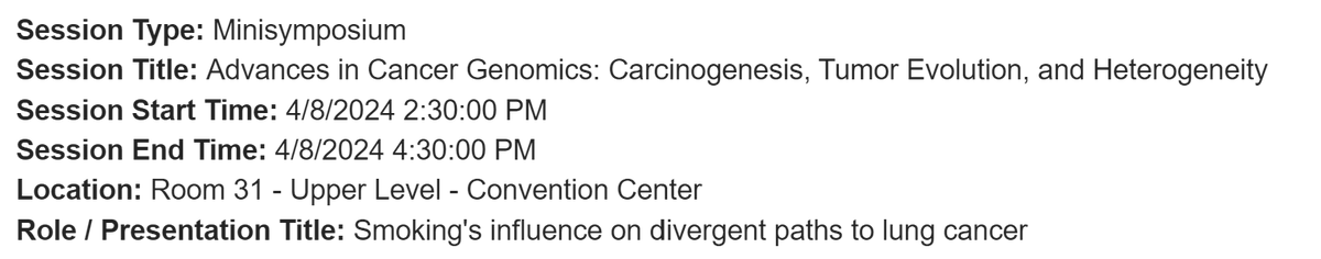 Alright party people! Who's going to and/or presenting at #AACR24? If I told you I'm showing up, I'll be there.... even if I'm out of breath running from a symposium to a poster session. 👀👀👀 Excited to give a minisymposium talk on cancer genomics on Monday @AACR