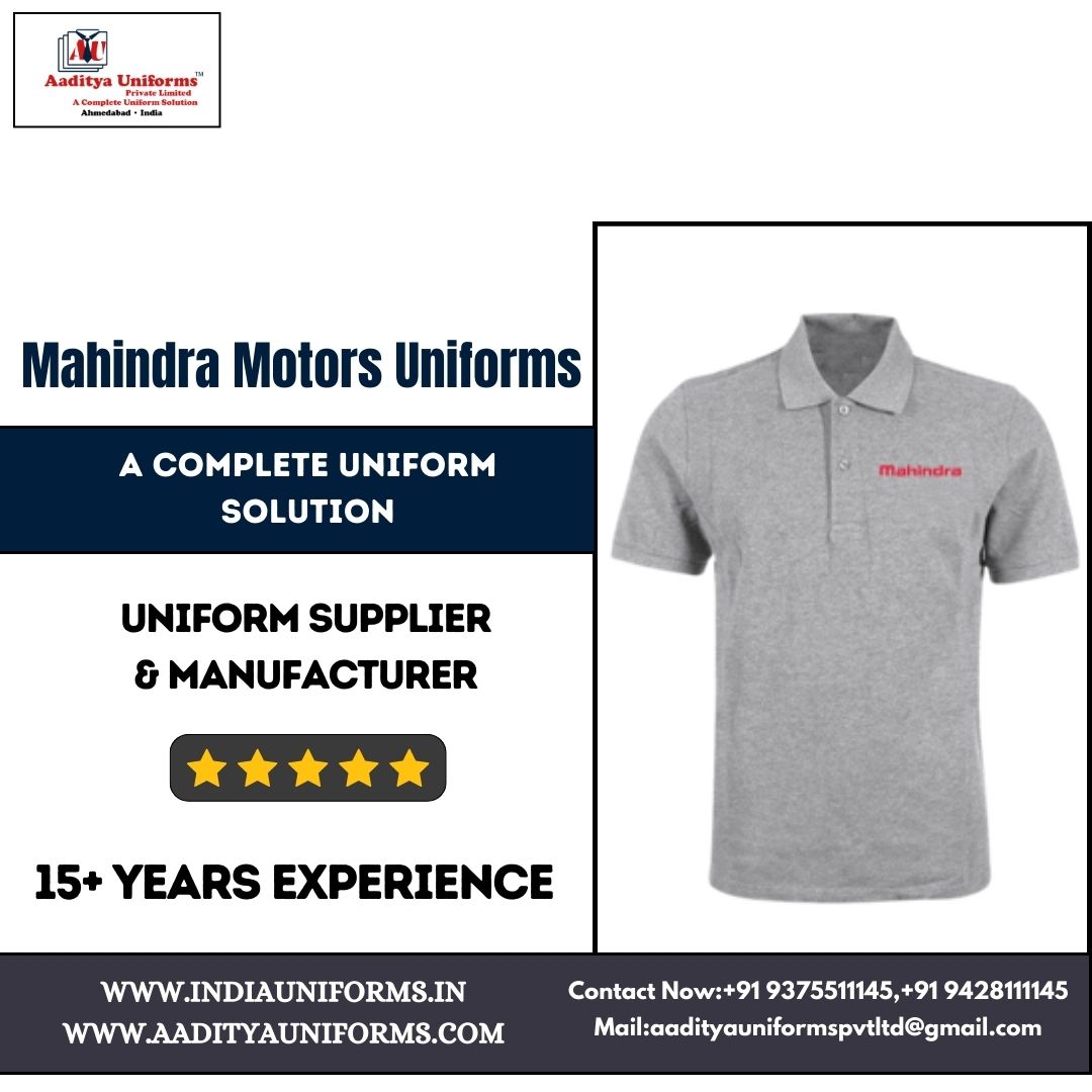 Mahindra Uniforms Available At Aaditya Uniforms

#MahindraUniforms
#Workwear
#CorporateAttire
#UniformSolutions
#ProfessionalWear
#OfficeUniforms
#MahindraStyle
#WorkApparel
#CorporateFashion
#UniformDesigns
#MahindraFashion
#DressToImpress
#Employee
#aadityauniforms 
#ahemdabad