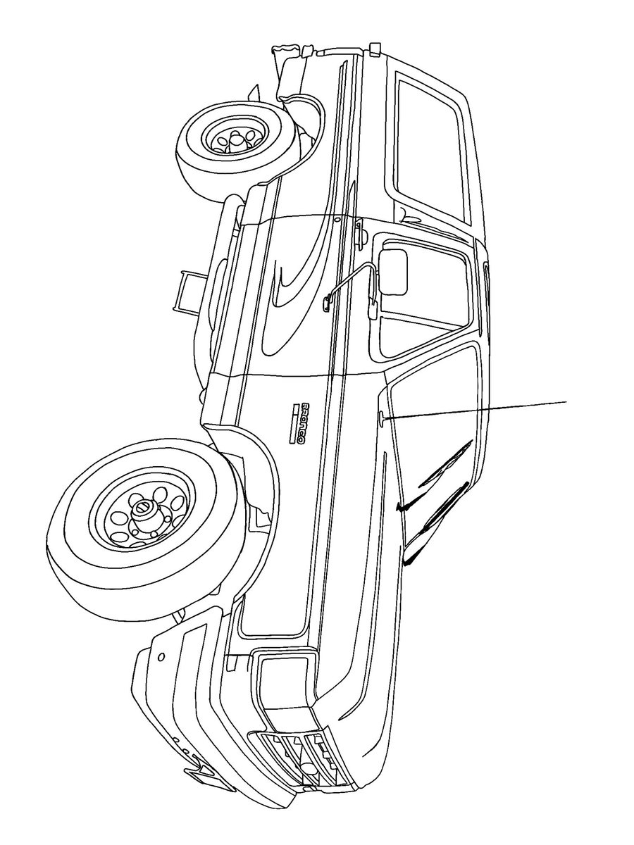 beccasdesignstx's tweet photo. digital outline drawing of a Bronco! Done as a commission to help with a painting project 🎨🛞 

#beccasdesigns #art #artist #digitaldrawing #outline #commission #dfw #lubbock #smallbusiness #collegestudent https://t.co/yf1PLSSd0F