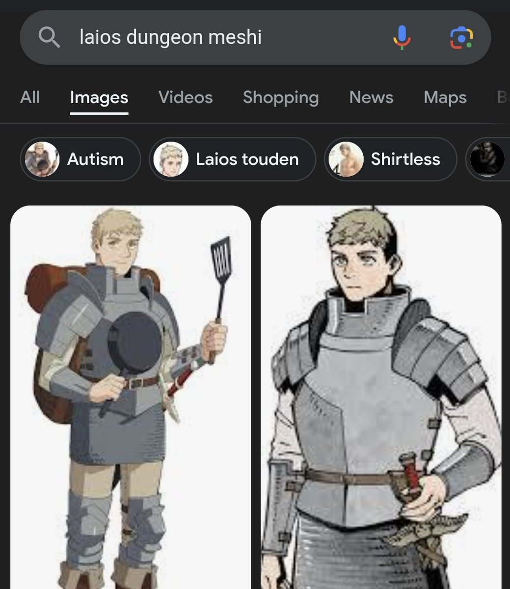 happy autism awareness month to laios and his google image results #dungeonmeshi