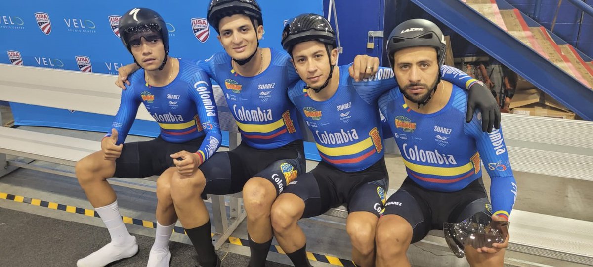 maxdeportealdia's tweet photo. Campeonato Panamericano de Ciclismo de Pista Élite #Carson #LA2024
Velocidad Equipos Hombres
🥇 #Colombia
🥈 #USA
🥉 #Canada
Colombia en @VELOSportsCtr #LA2024
#PanAMTrack
@fedeciclismocol @C0PACI
@PanamSports https://t.co/cx7FMFcEuC
