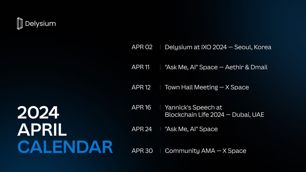 Some exciting community events on the horizon for this April. Meet us at events, tune in the 'Ask Me, AI' spaces, town hall meeting and AMA!