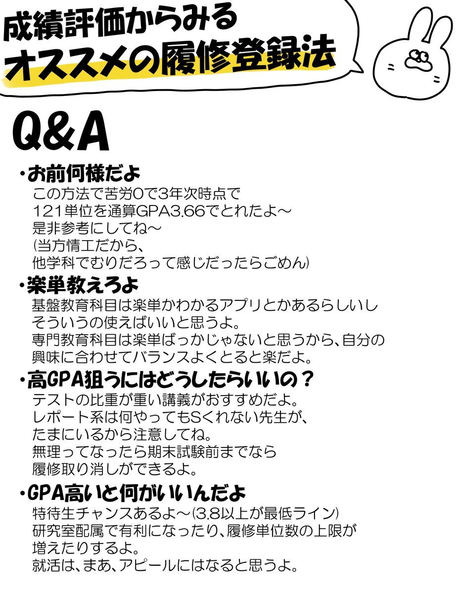 pP__P___'s tweet photo. <[2024年度版]成績評価からみるオススメの履修登録法>
履修登録が始まりましたね～
楽単ばっかじゃないので是非参考にしてみてください
#春から岡山理科大学 https://t.co/MAXAHmVqhW