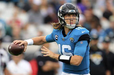 nflrums's tweet image. #Raiders Gardner Minshew two seasons as starter:

- 59 Passing TD
- 24 INT
- 90.2 QB Rating 
- 49 Games 

#Jaguars Trevor Lawrence three seasons as starter:

- 58 Passing TD
- 39 INT
- 85 Passer Rating 
- 50 Games Played