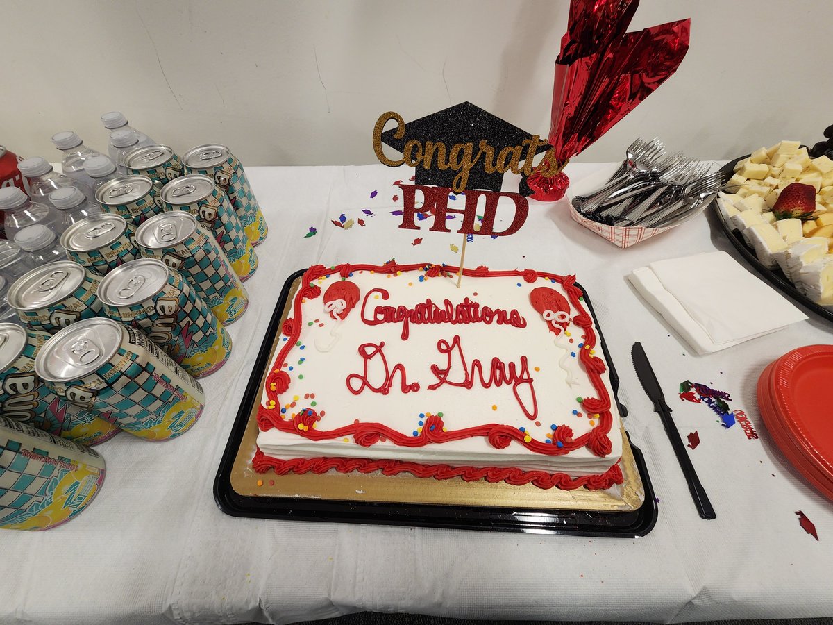 Whetstine Lab (@whetstinelab) on Twitter photo What an amazing moment & memory today! My 1st PhD student <a href="/FoxChaseCancer/">Fox Chase Cancer Center</a> <a href="/CeiFccc/">@CEI-FCCC</a> becomes Dr. GRAY! He knocked it out of the park. Yang Shi, my postdoc mentor, was his External member! We had fun showing off our slides of one another #JediResearchMaster
Great reception & Dinner! What an amazing moment & memory today! My 1st PhD student <a href="/FoxChaseCancer/">Fox Chase Cancer Center</a> <a href="/CeiFccc/">@CEI-FCCC</a> becomes Dr. GRAY! He knocked it out of the park. Yang Shi, my postdoc mentor, was his External member! We had fun showing off our slides of one another #JediResearchMaster
Great reception & Dinner!