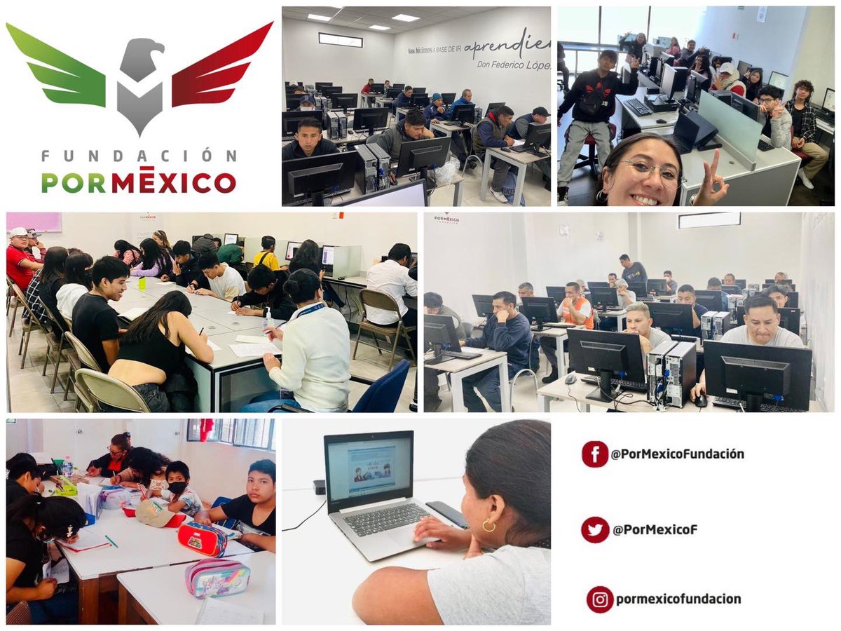 En #FundaciónPorMéxico nos sentimos agradecidos de que cada día se sume más gente a nuestro modelo de #AulaPorMéxico para mejorar sus vidas por medio de la #educación. 

¡Gracias a nuestros aliados por ayudarnos a que más personas certifiquen su #EducaciónBásica!