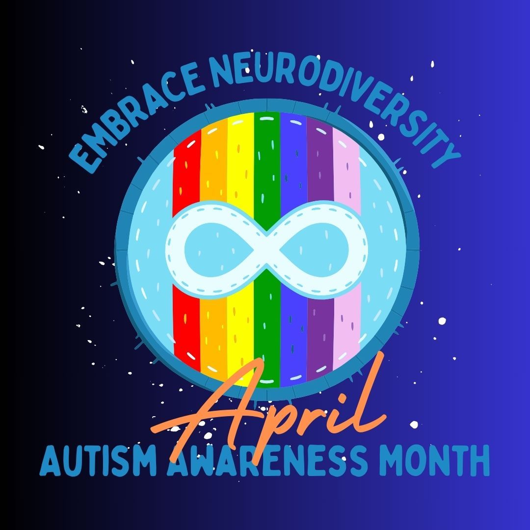 April is Autism Awareness Month
Embrace Neurodiversity ♾️🤗🧩

#autism #autismawareness #autismacceptance #autismacceptancemonth #autismparent #autismfamily #autismspectrum