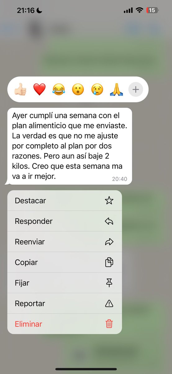 Mi abuelito dándome update del plan de alimentación que estamos trabajando 🥹🫶🏻