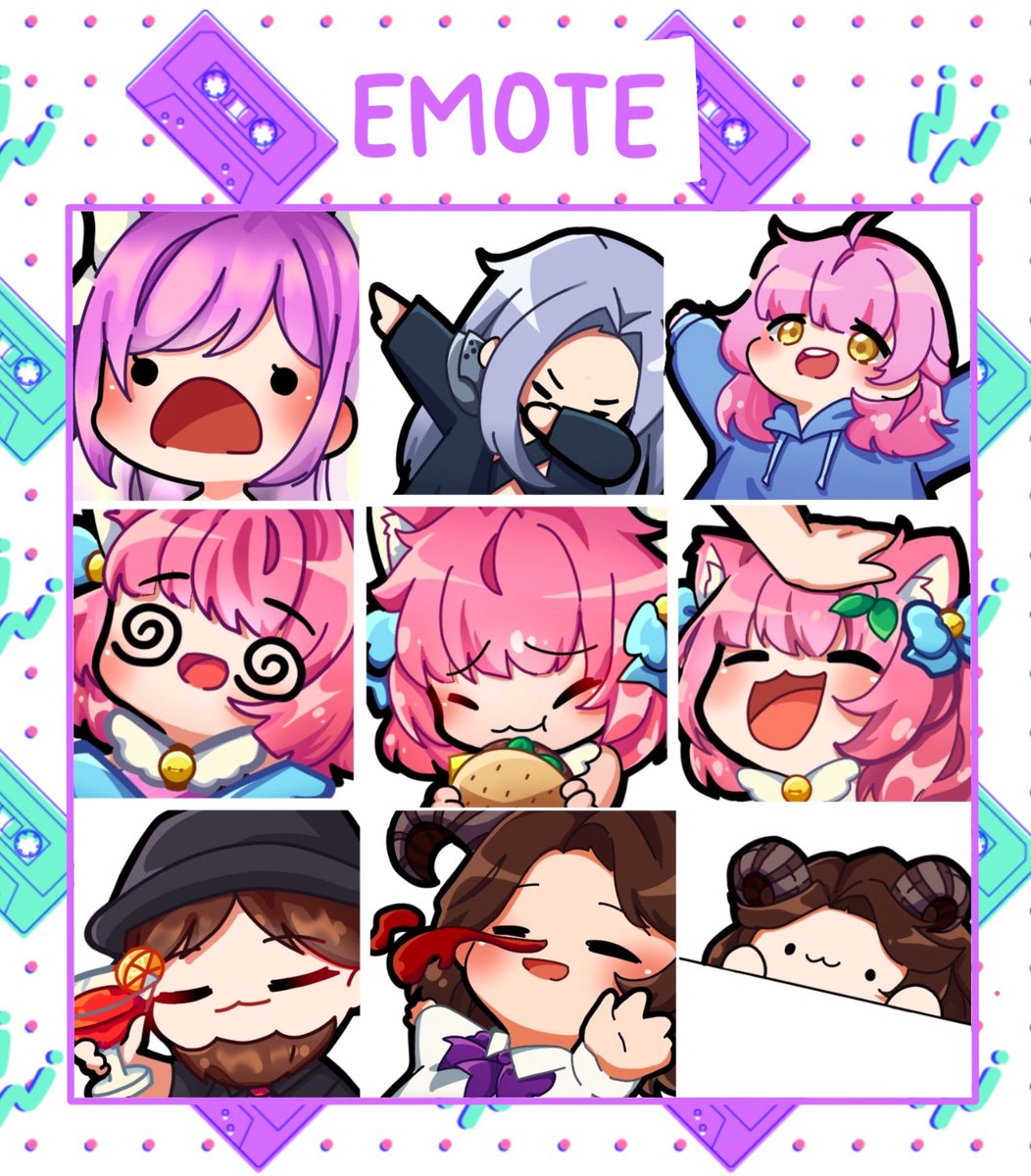 EMERGENCY COMMS!!!⚠️⚠️

Anime: $20 half body
Chibi: $15 whole body 
Emotes: $6 each, $50 10pc set

[every rt helps🌸]