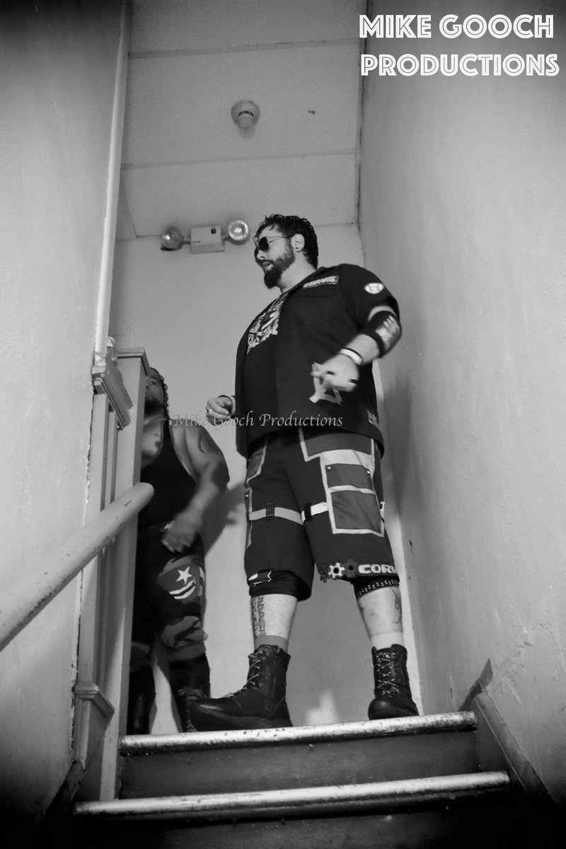 In The Stairwell by #MikeGoochProductions #photography #nycphotographer #FollowThisPhotoGuy #wrestling #indyWrestling #ringsidephotography #SHARETHISPOST #NewJersey #SSW #WWERaw #SmackDown #SWF #WrestleMania #photoshoot @SWFLive #blackandwhitephotography @EricCorvis