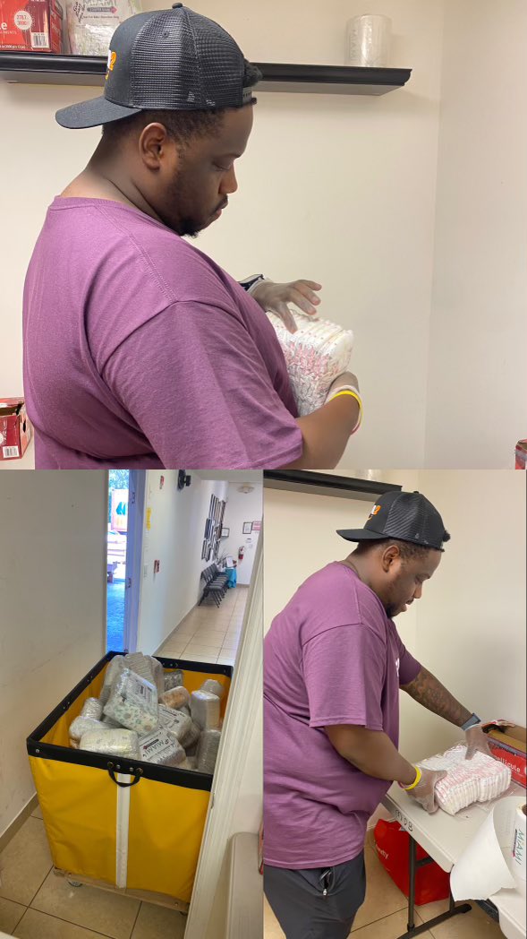 Even at his home away from home Brother Hicks still makes time to serve his community by assisting in packaging baby diapers for less fortunate families at the Miami Diaper Bank. 

#Epsilon #EpsilonChapter
#OmegaPsiPhi #QuePsiPhi #NewYorkCity #NYC #Ques #MightyE #TheEmpire