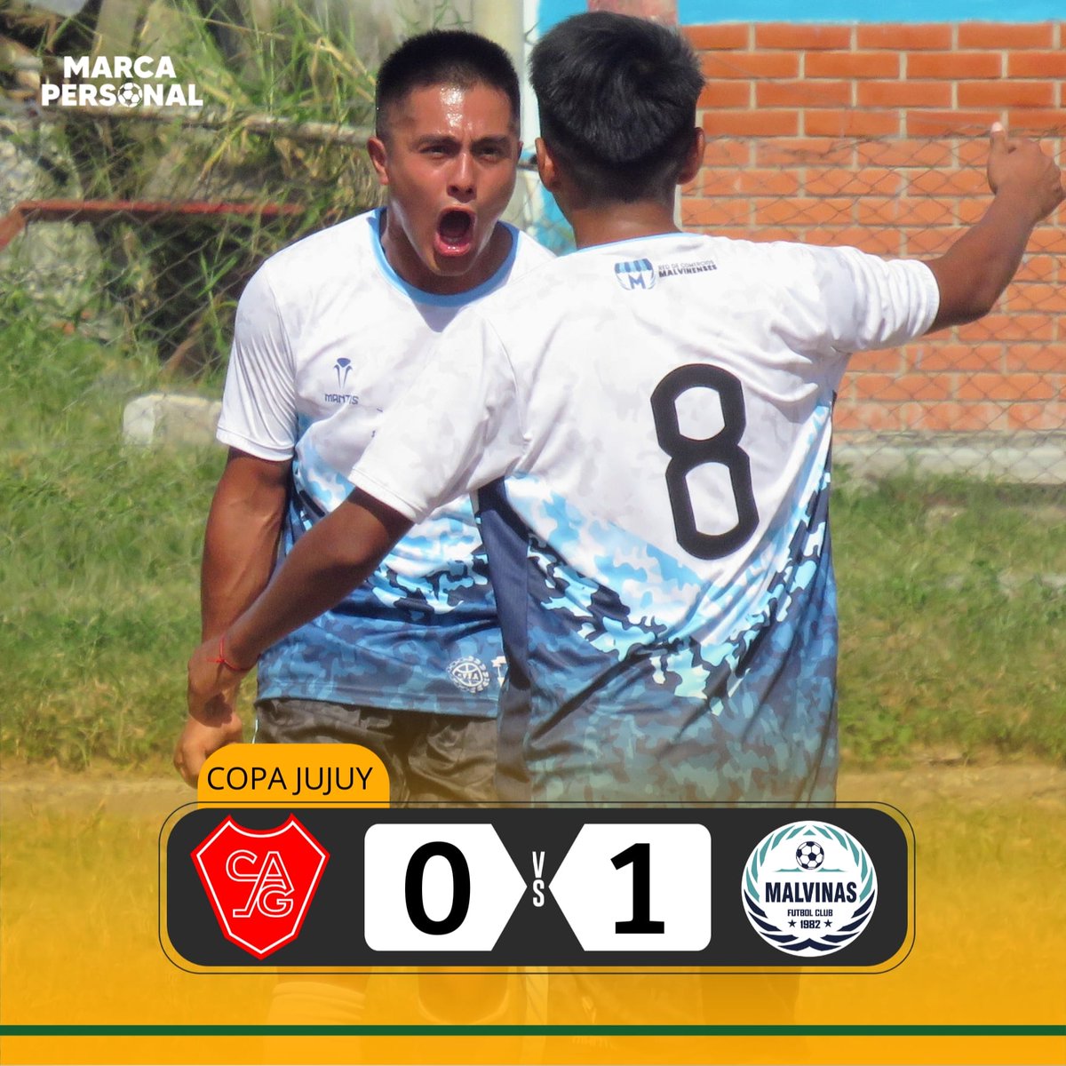 MarcaPersonal23's tweet photo. #COPAJUJUY🏆PARTIDOS DE IDA DE LA FASE PRELIMINAR EN LA LIGA JUJEÑA🏆 

➡️Malvinas venció a Gorriti 1 a 0. 

➡️Deportivo El Cruce se impuso ante Gimnasia y Esgrima 2 a 0. 

➡️ Talleres derrotó 2 a 0 a Fundación Zapatón. 

➡️ La Viña triunfó ante Cuyaya por 3-1. https://t.co/kvzufbiqIj