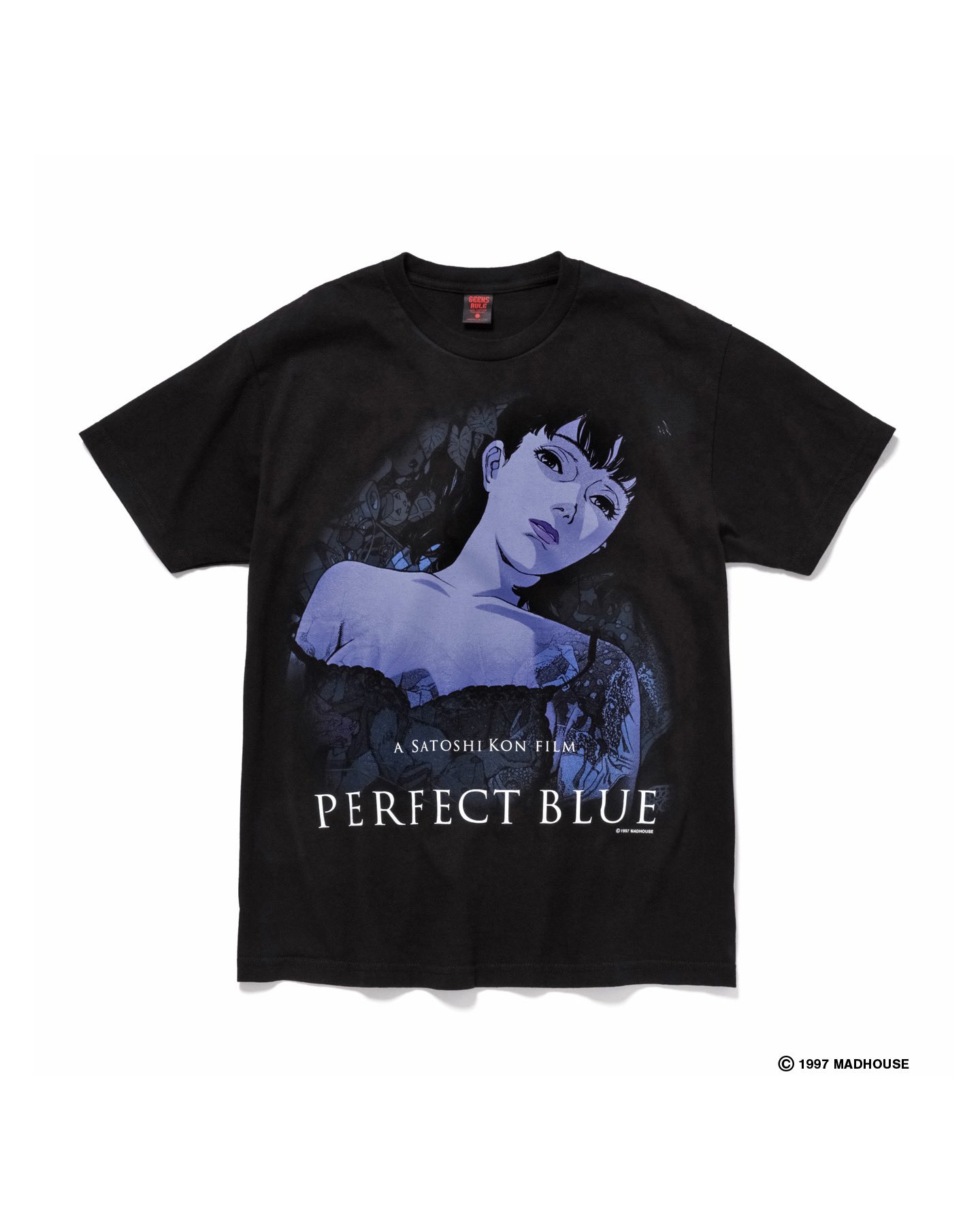 GEEKS RULE 今敏 PERFECT BLUE TシャツXXL Vol.3 PERFECT BLUE × GEEKS RULE 15 SILKSCREEN PRINTING T SHIRT Vol