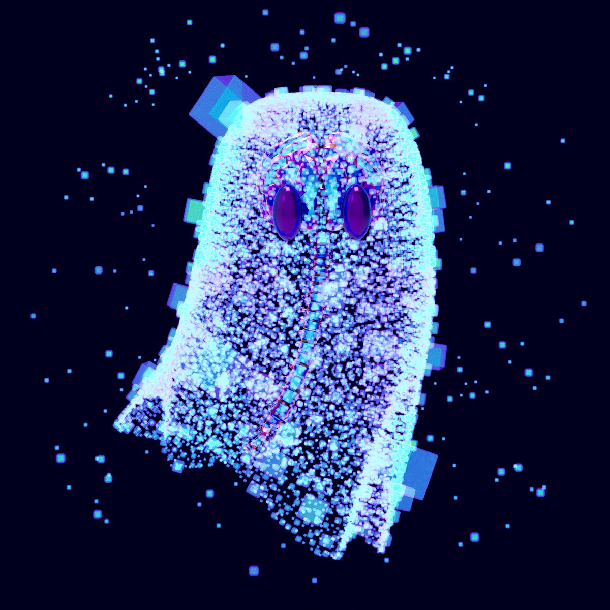 PXL Phantom currently being exhibited at <a href="/NFT_NYC/">NFT.NYC</a>!