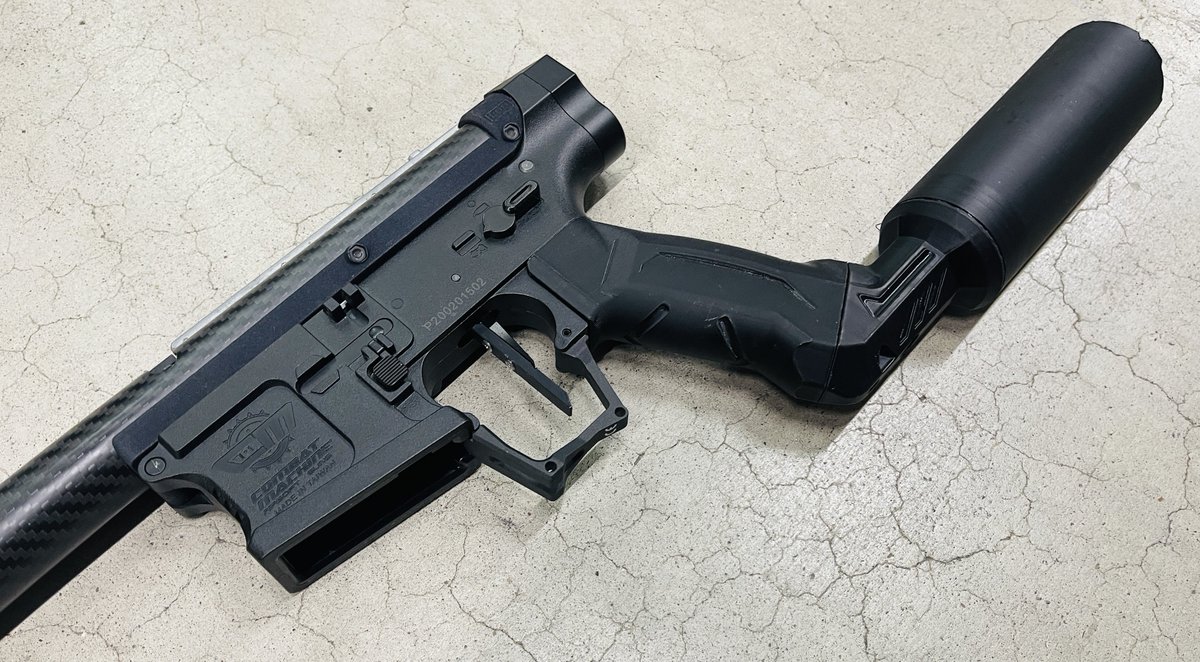 マロリー専用 Airtac EDGE grip X Airtac End Cap ▷PSJ WORKS お客様のSSG1に AirTac エッジグリップ AirTac エンド