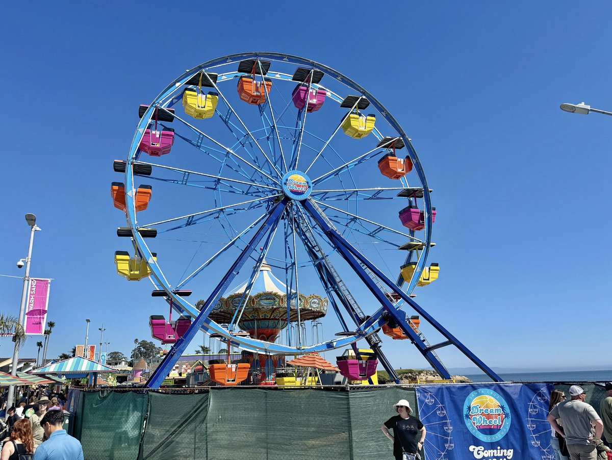 The new Dream Wheel @beachboardwalk It’s not quite ready yet, but I can’t wait to ride it and check out the awesome views! It’s set to be a big summer for the Boardwalk with lots of excitement happening