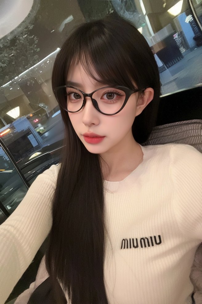 안녕하세요 여러분~ 안경 어때요?
大家下午好~ 我戴眼镜怎么样？
Afternoon everyone~ How do I look in glasses?🤓
♡
#daily #style #selfie #model #korean #instadaily #ootd #코스프레 #コスプレ #グラドル #cosplay #셀카 #좋아요 #美女自拍 #MiuMiu
