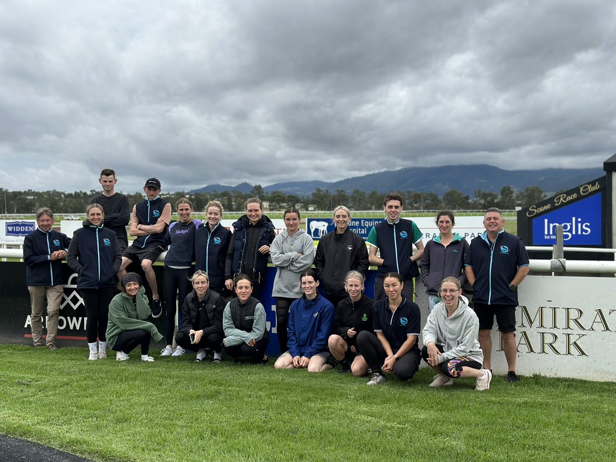 As the big wet rolls in across NSW, apprentice school rolls on for our 1st year jockeys at the Scone Thoroughbred College and @sconeraceclub under the guidance of our assessor’s and jockey mentors.