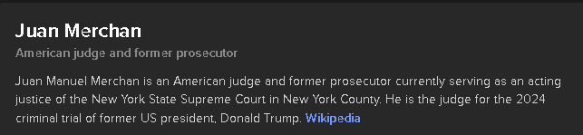 Trumper divisive propagandists are currently attacking via spreading racial hatred (among other abuse) over two Judges as NOT being American born, in 2 of Trump's major trials. Can you spot which one they are not attacking??