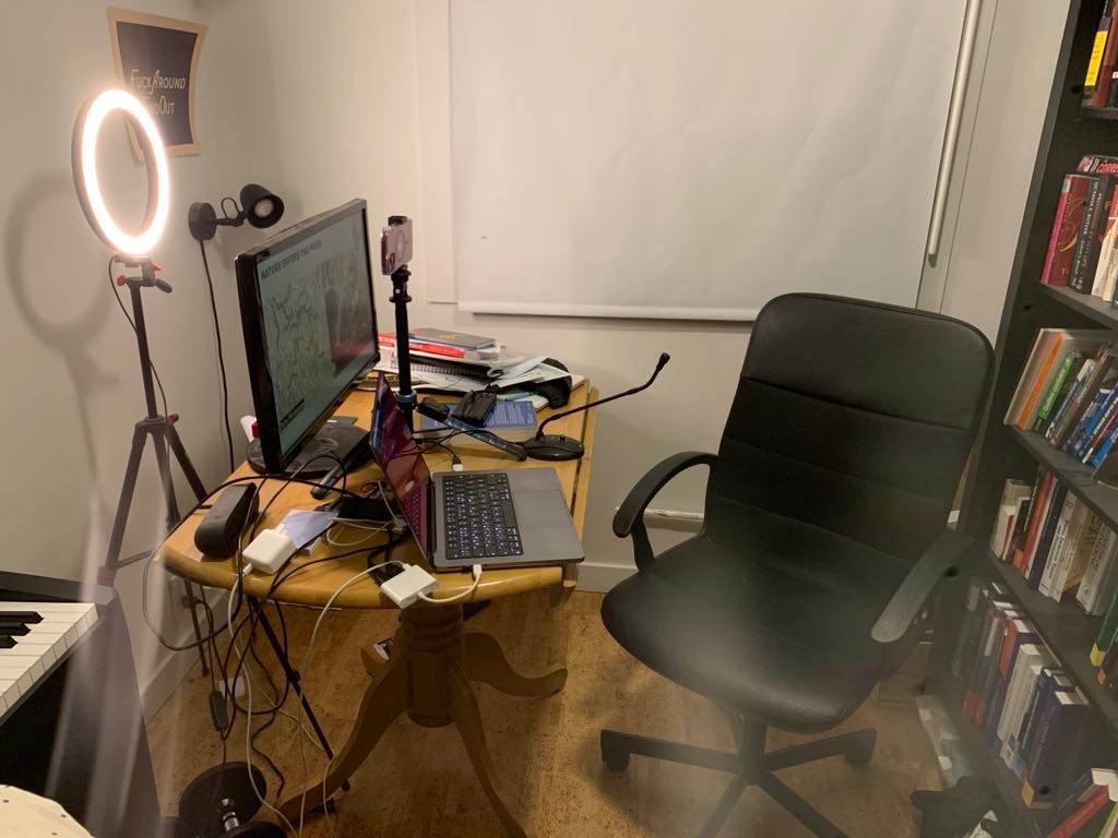 It’s happening! Recording for Neuromatch