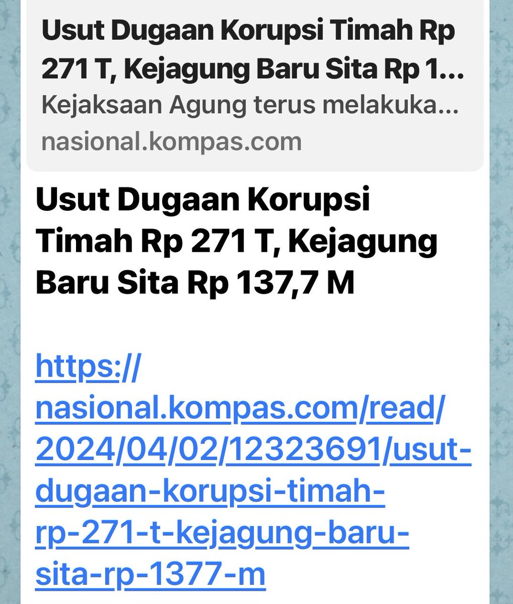 Rakyat kini fokus pelototi kasus korupsi 271 T. Sekali lagi korupsi 271 T di PT Timah yg ditangani kejaksaan agung. Ini terjadi di tengah2 derita rakyat, untuk makan saja susah. Kalo bisa dituntut lah dgn hukuman seberat-beratnya, dijatuhkan hukuman seumur hidup. #RakyatMonitor#