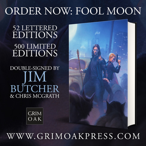 Check out @GrimOakPress for Fool Moon limited editions!