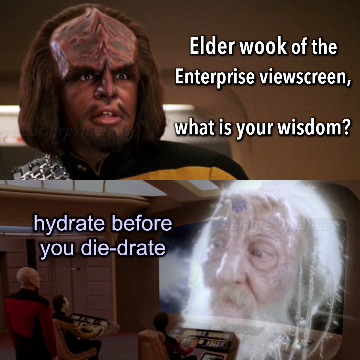 earlgreymemes's tweet photo. I almost missed #WorfWednesday #WookWednesday
(Don't worry folks, there's only a few more of these 😂) https://t.co/2aNnBzxi2j