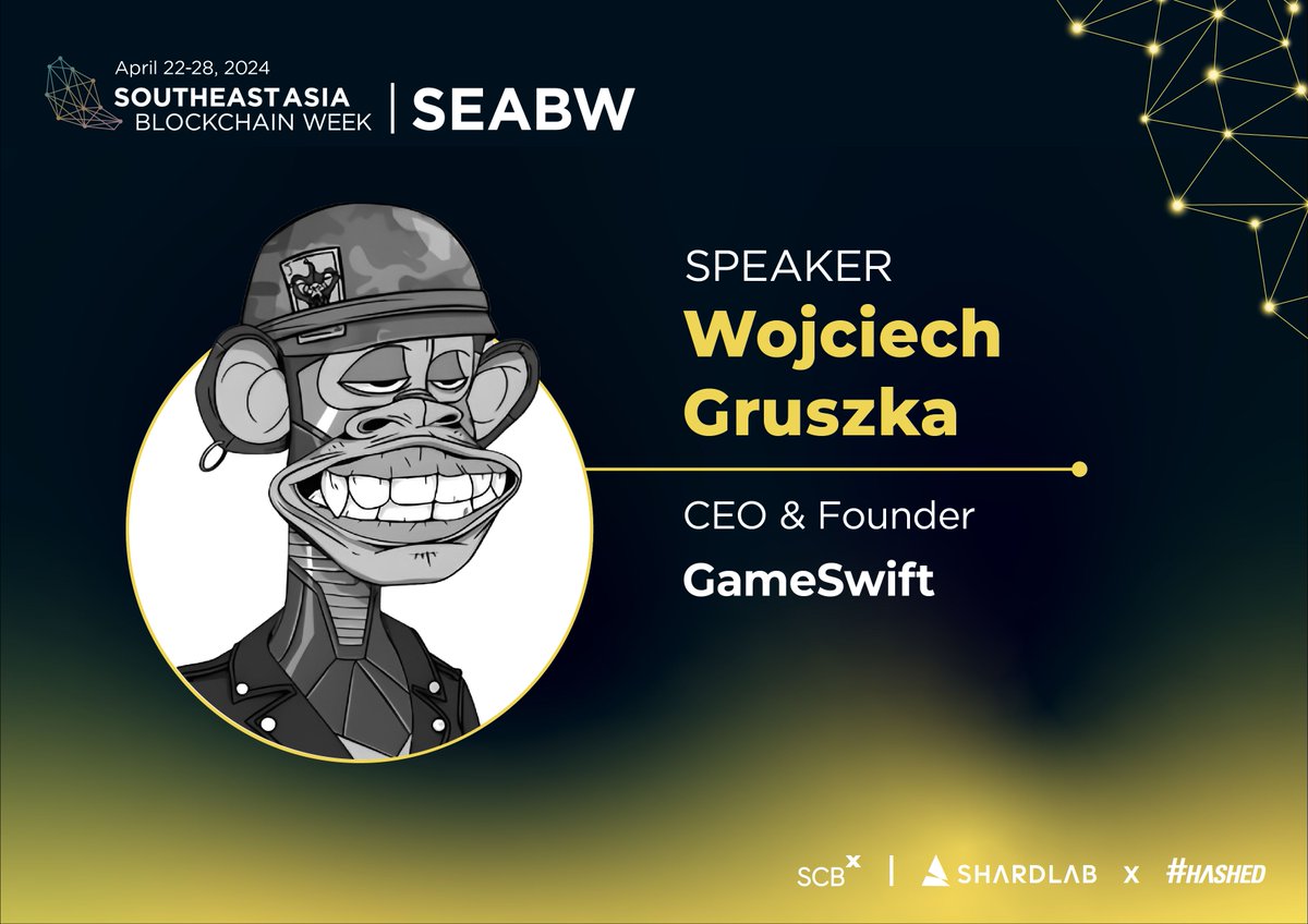 🎮 Meet Wojciech Gruszka, CEO of GameSwift! @PanParagraf is an accomplished lawyer and advisor to numerous blockchain projects and fintech organizations. As the CEO of @GameSwift_io, Wojciech is at the forefront of the intersection between blockchain technology and gaming