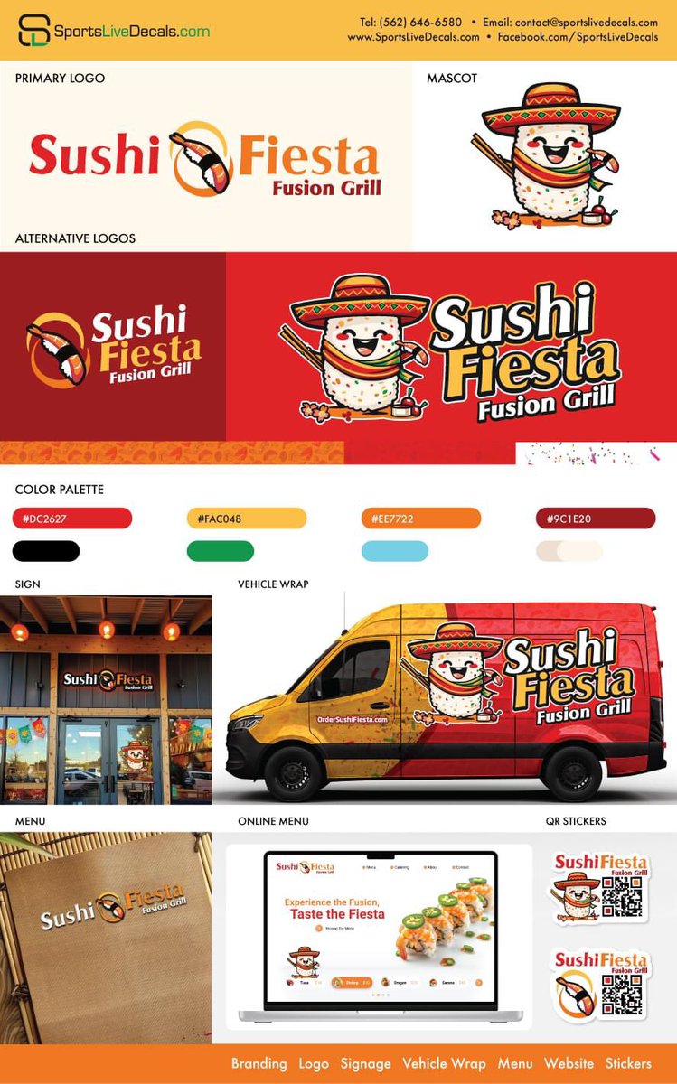 RobOlide's tweet image. Full branding and design project including logos, company colors, signage, menu, vehicle wrap, stickers and home page. (More to do but this is a solid start) | subscribe today and we can help take your brand to the next level.  DesignRobot.co