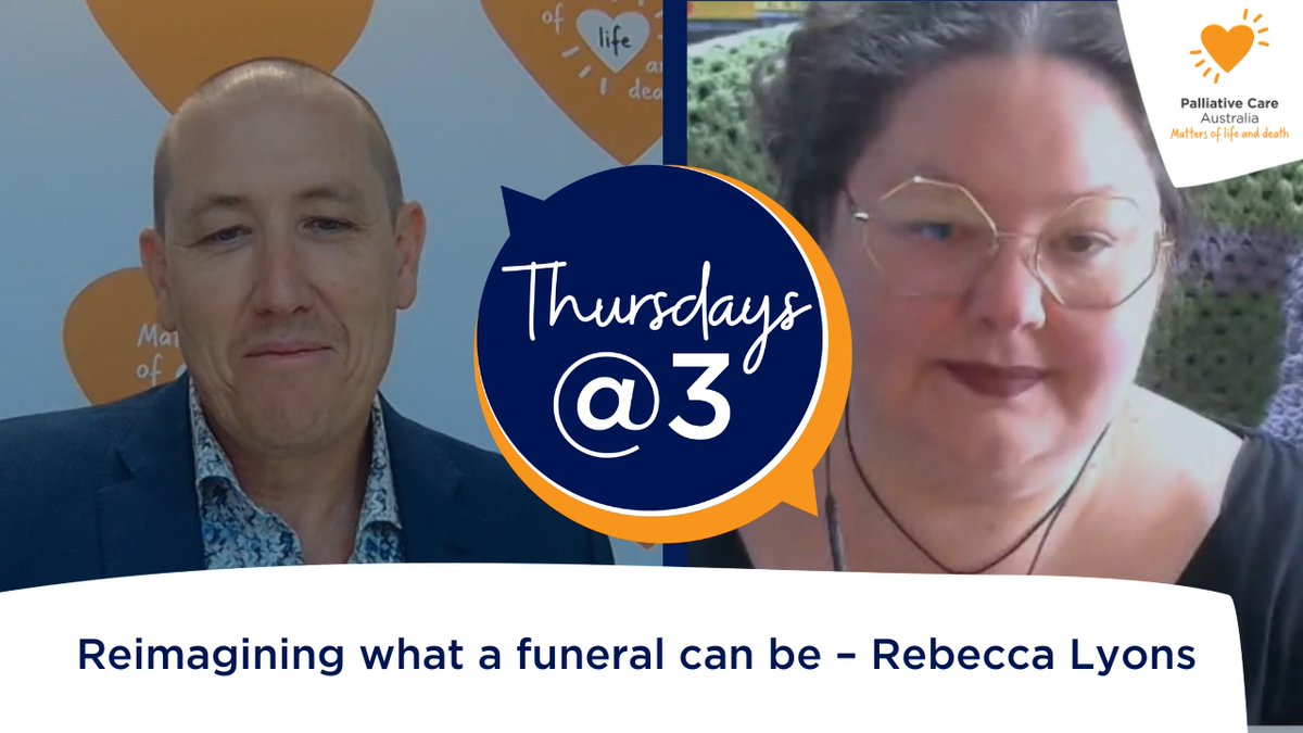 Reimagining what a funeral can be – Rebecca Lyons. Today's Thurs@3 episode takes us to Tasmania to meet Rebecca – a mum, with a background in everything from finance to real estate but these days runs a family led home funeral service, called Solace 👉 ow.ly/YTjZ50R81VE