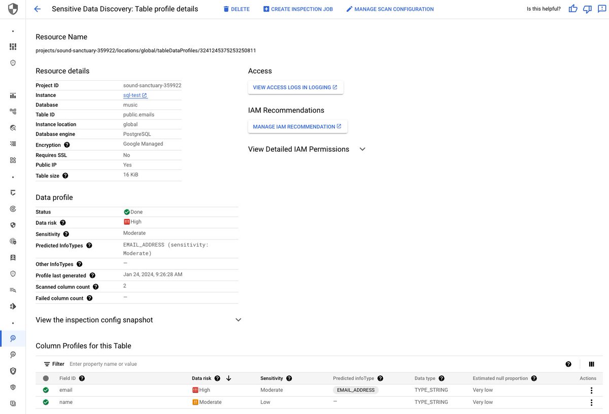 googlecloud_jp's tweet image. 🔍データが無秩序に増加してしまうと、センシティブ データが想定外の場所に出現する可能性も出てきます。#CloudSQL で Sensitive Data Protection を使用することで、センシティブ データを検出し、#リスク管理 できるようになりました。goo.gle/3vAhzzD #gcpja