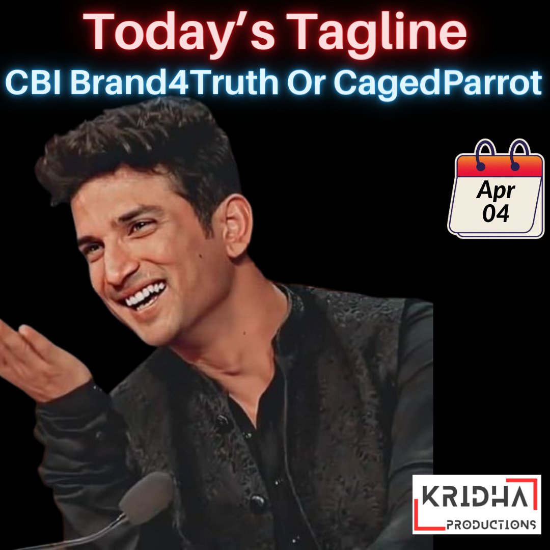 CBI Brand4Truth Or CagedParrot -Today's Tagline @withoutthemind @divinemitz