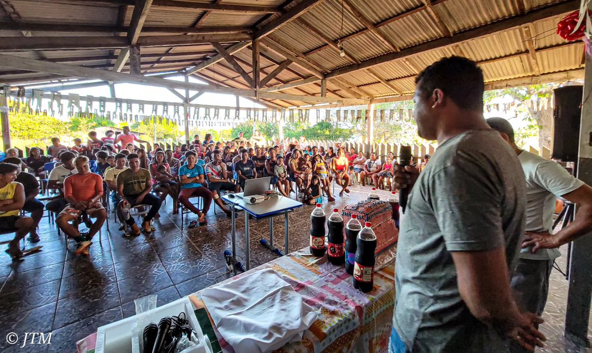 Jefferson_TM_20's tweet photo. Escola 05 de julho teve sua confraternização de recebimento de alunos para o letivo de ano 2022. Toda comunidade ficaram feliz com novos alunos da aldeia e de vários povos.

Aldeia Ricardo Franco Rio Guaporé https://t.co/vburacT591