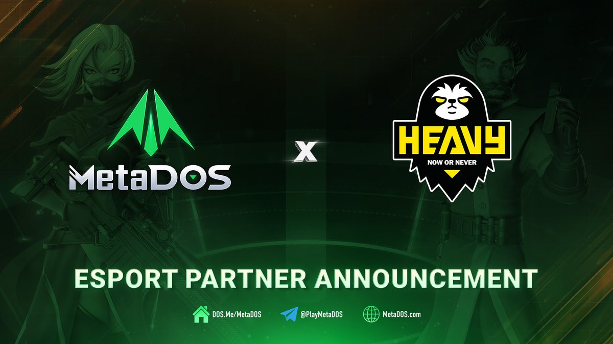 🎮 METADOS & HEAVY: ESPORT UNLEASHED! 🏆 🥂Exciting news, Time Seekers! MetaDOS is now allied with Vietnam's esports legend, HEAVY Esports. Together, we're supercharging the competitive play space and setting sights on SEA dominance—both onscreen and off! 🔥 Arena Highlights:…