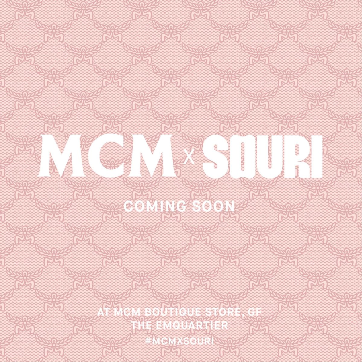 MCM X SOURI ⁣ เตรียมพบกับโปรเจกต์สุดเอ็กซ์คลูซีฟ ระหว่าง MCM และ SOURI ร้านขนมหวานสไตล์คอนเทมโพรารี่ ที่กำลังเป็นกระแส ณ ขณะนี้ ในวันที่ 6 เมษายน 2567 นี้ที่ร้าน MCM สาขา EmQuartier ⁣ สอบถามข้อมูลเพิ่มเติมได้ทางไลน์ @MCMTHAILAND lin.ee/zxCcAXw #MCMxSOURI #MCMThailand