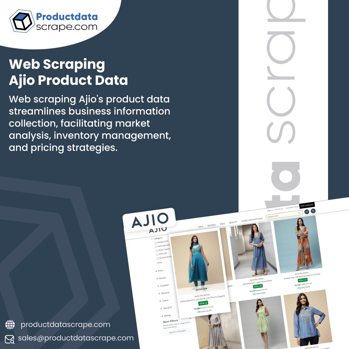 ProductScrape's tweet image. #ScrapeAjioProductData to uncover market insights. Use our #AjioProductDataScrapingServices to collect data across the USA, UK, etc.

Know More: productdatascrape.com/ajio-data-scra…

#WebScrapingAjioProductData  #AjioProductDataScraper
#AjioProductDataExtraction #Ajio
#Unitedstates