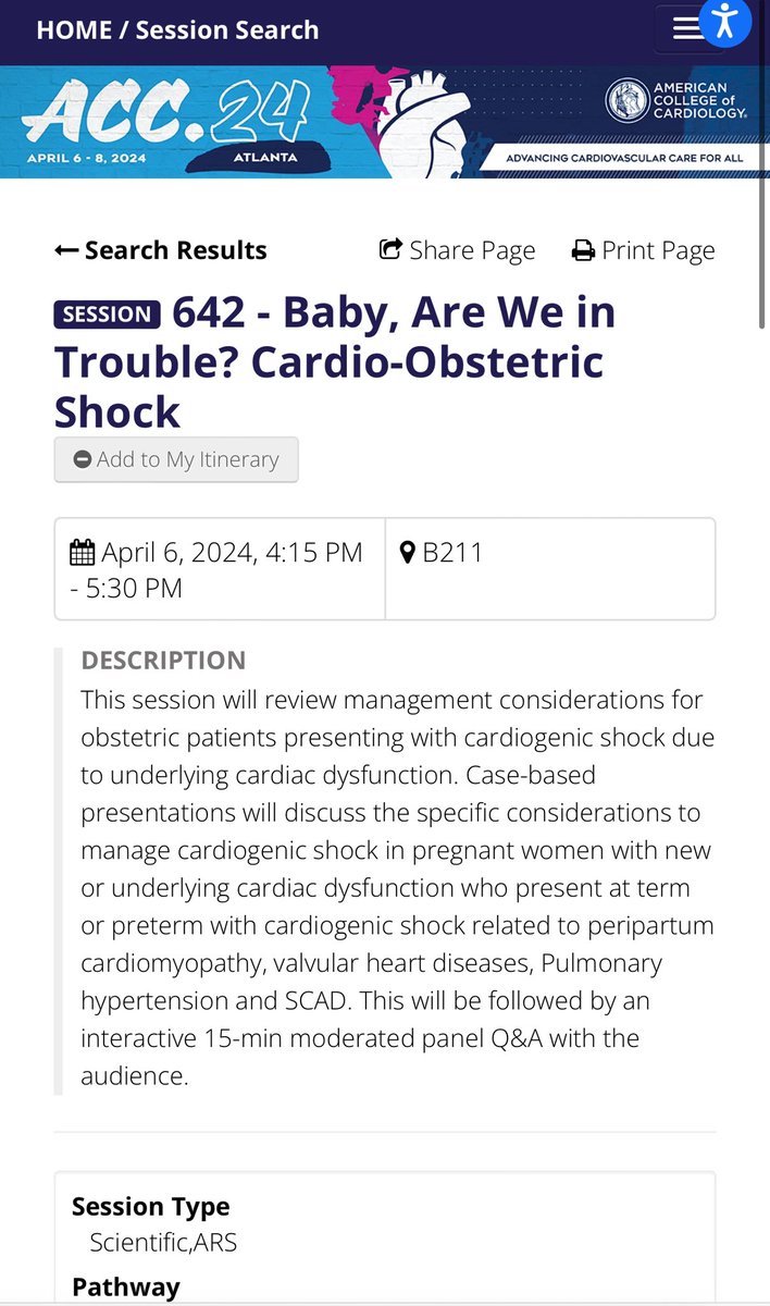 docbhardwaj's tweet photo. 💥Join us as we discuss specific considerations of managing #CardiogenicShock in pregnancy chaired by #CardioObs & #Shock experts @DhariniRamu @JasonKatzMD
Looking forward for a great discussion @IRajapreyar @NatalieTapaskar #RajivGulati #JessicaSchultz
#ValvularShock #ACC24 https://t.co/mx9Yewf74z