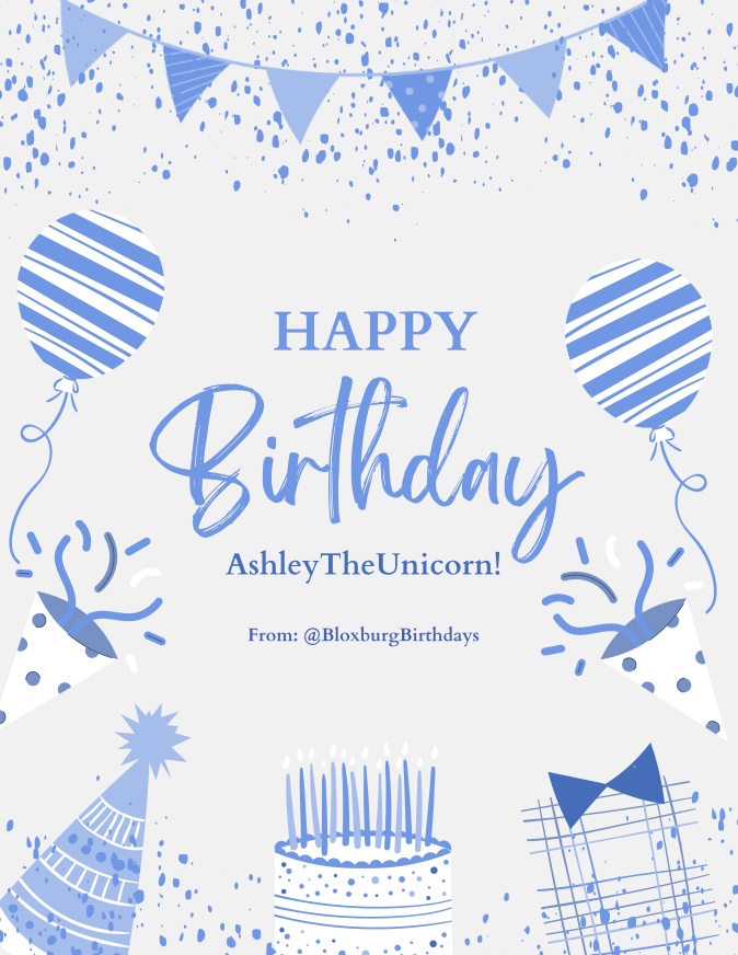 Bloxburg Birthdays tweet media