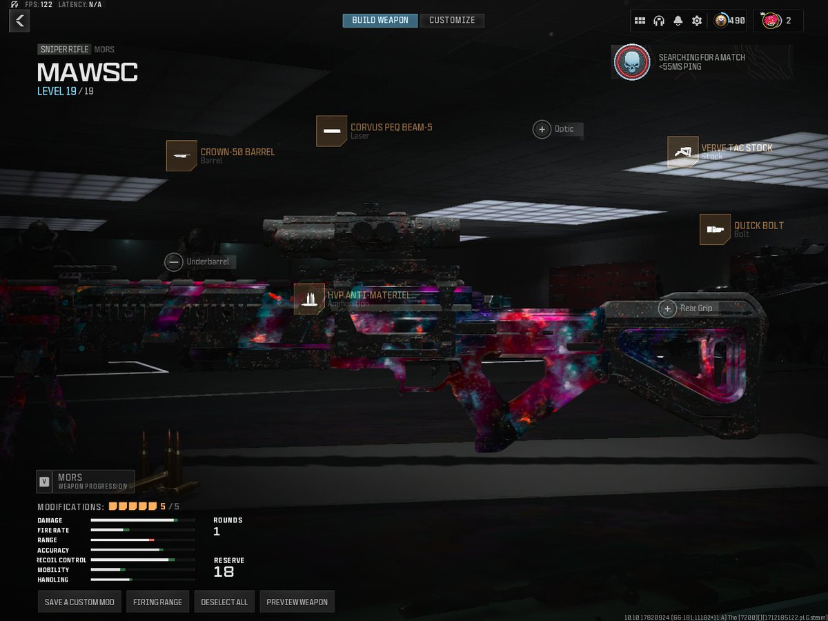 mors setup for trick feeding