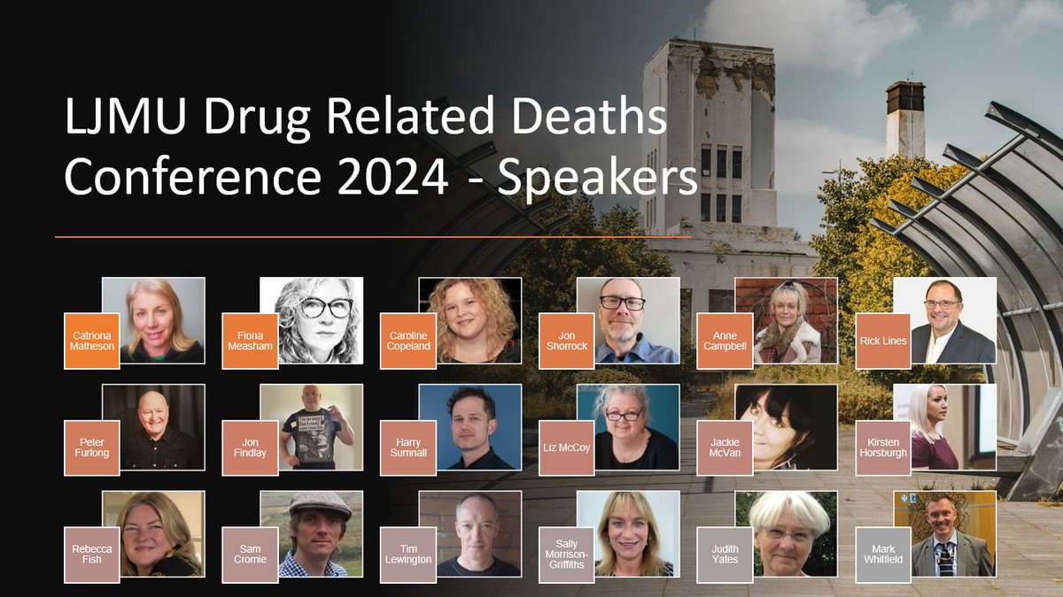 There's still time to register for our @LJMUPHI
Drug Related Deaths Conference 2024 - taking place online Thursday 25th April. We have many great speakers planned more details here: ims.ljmu.ac.uk/DRDconference #DRDevent