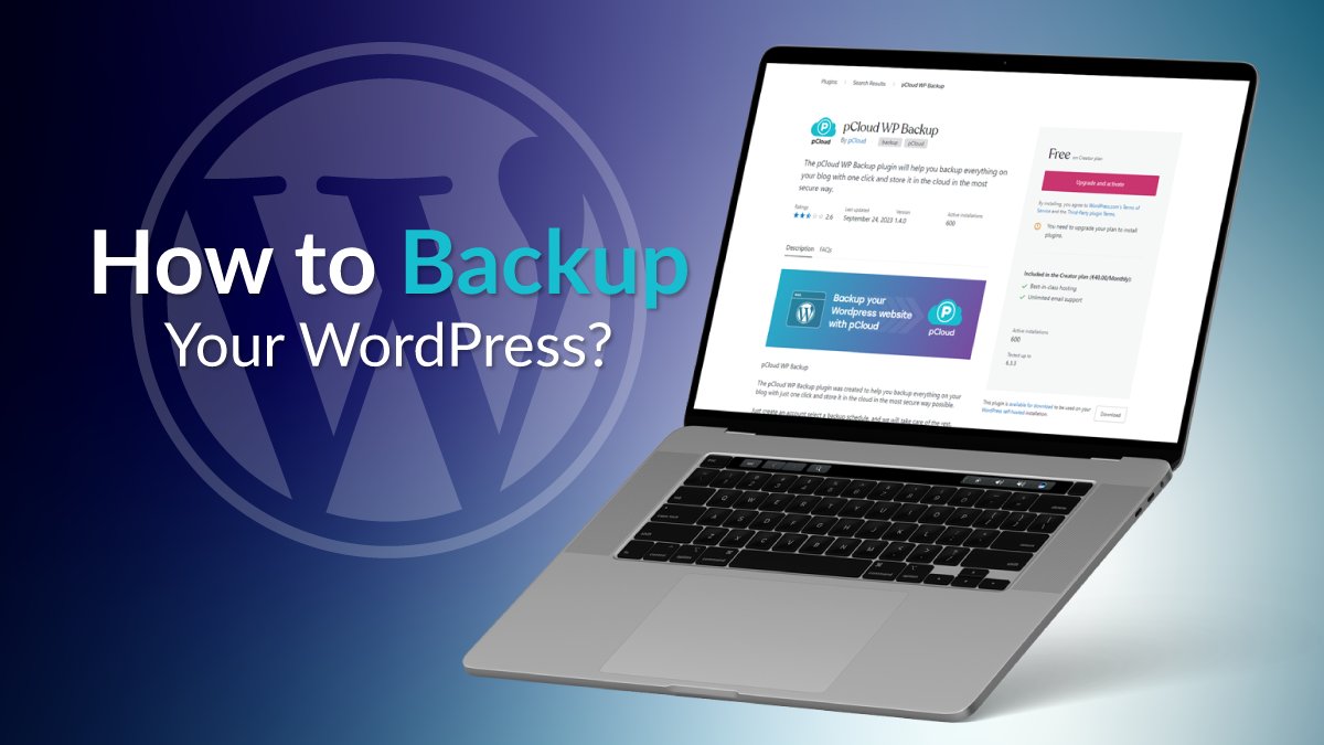 🌐✨ pCloud WordPress Backup Plugin! ✨🌐 Tired of fretting over lost content or site crashes? Say hello to peace of mind with pCloud's WordPress Backup - your ultimate safety net! 🛡️💾 TRY NOW → wordpress.org/plugins/pcloud…