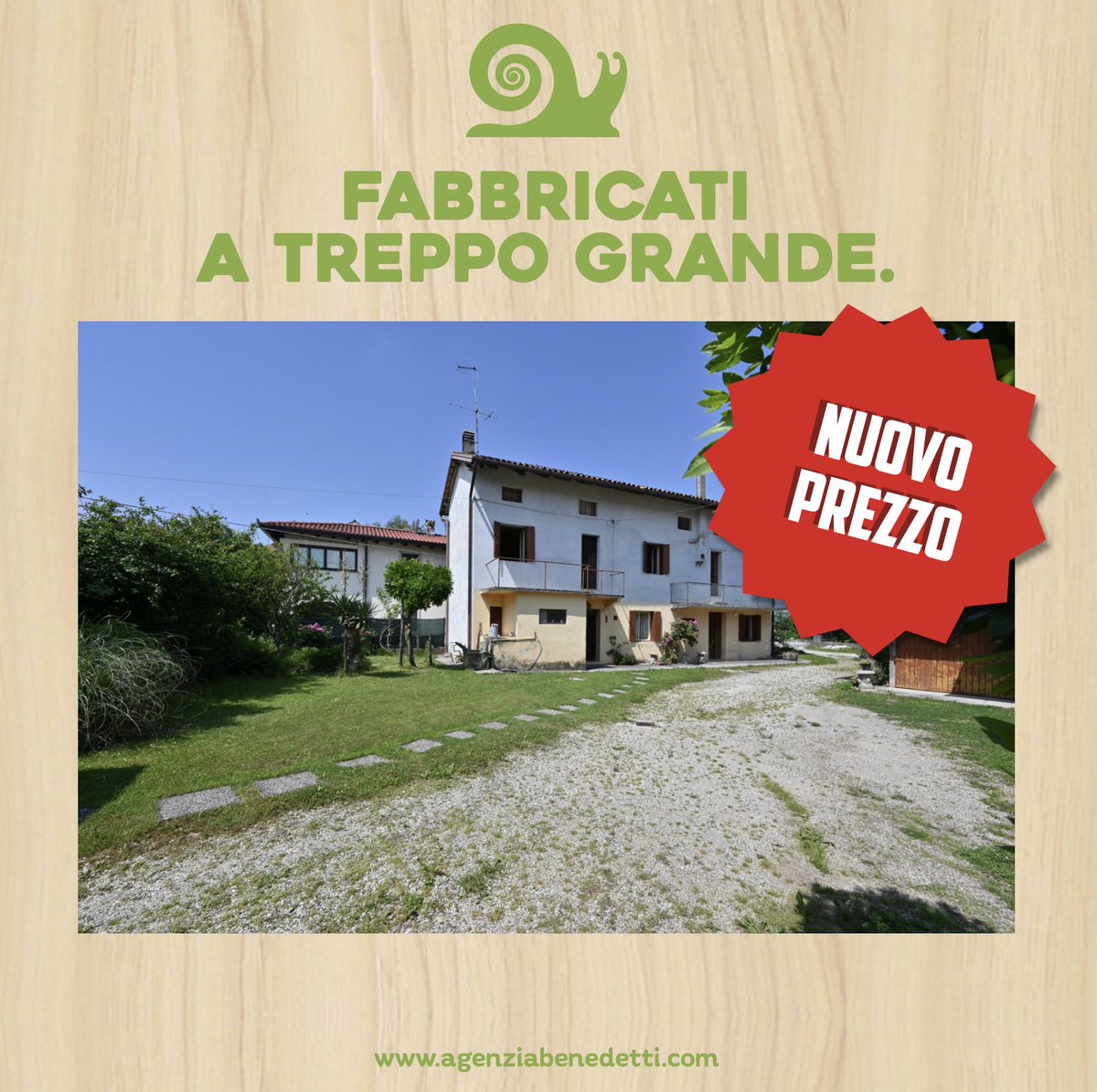 Immob_Benedetti's tweet photo. #NUOVO #PREZZO
per i #fabbricati di #Treppo #Grande.
Chiamaci e scoprili con noi!
https://t.co/1HGI2CDQMI https://t.co/YVpD6REILo