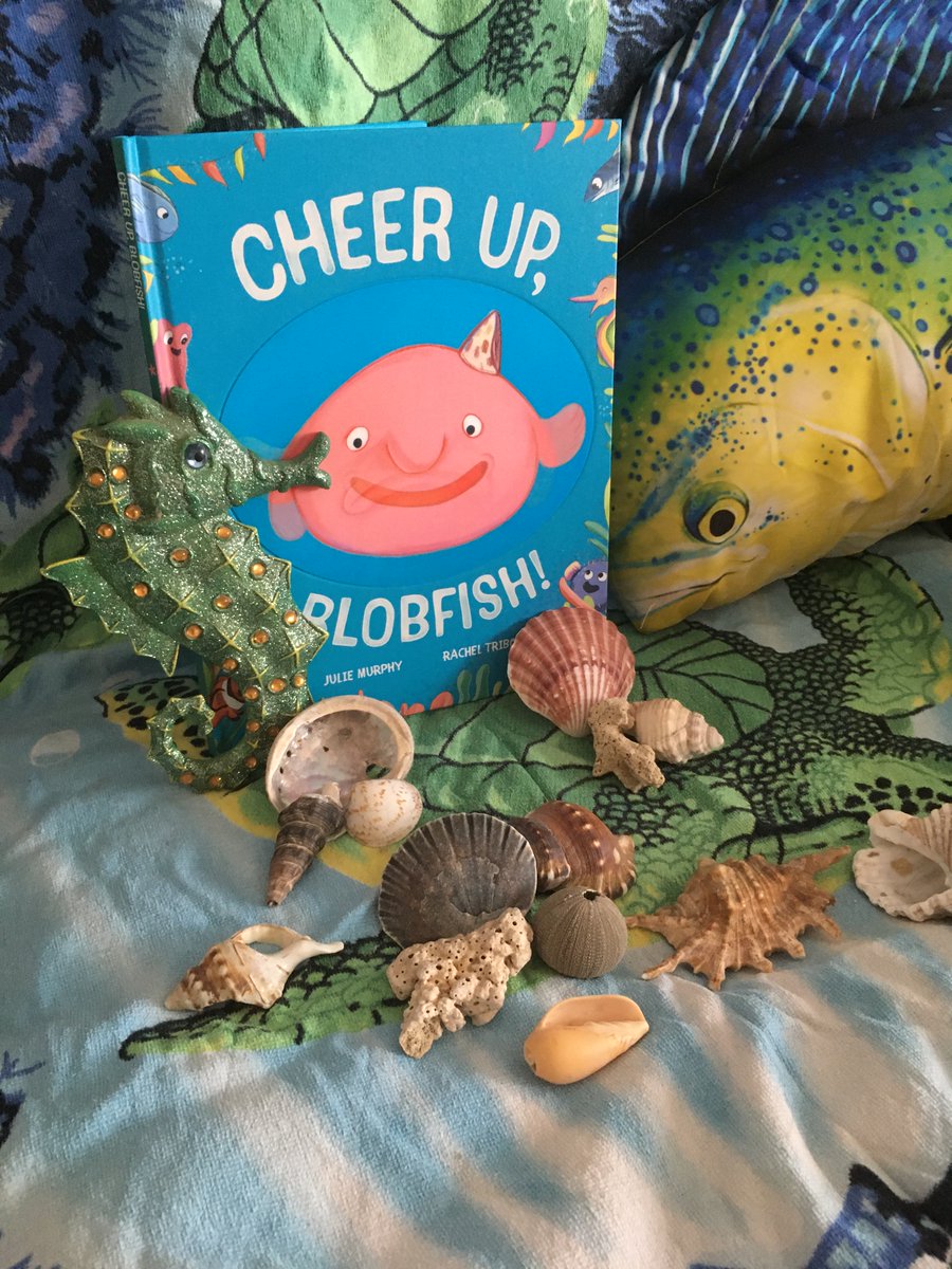 Guess what arrived today? #Cheerupblobfish #blobfish @AffirmPress Illustrated by the amazing Rachel Tribout.