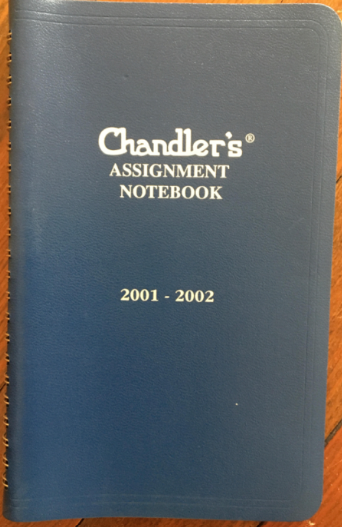 ATRightMovies's tweet photo. Rob's sticker-covered "little black book" of former lovers is a Chandler's assignment notebook. This book was a required item for students at Evanston Township High School, where Cusack went to school until 1984.

22/31 https://t.co/0lhVtB5vZJ