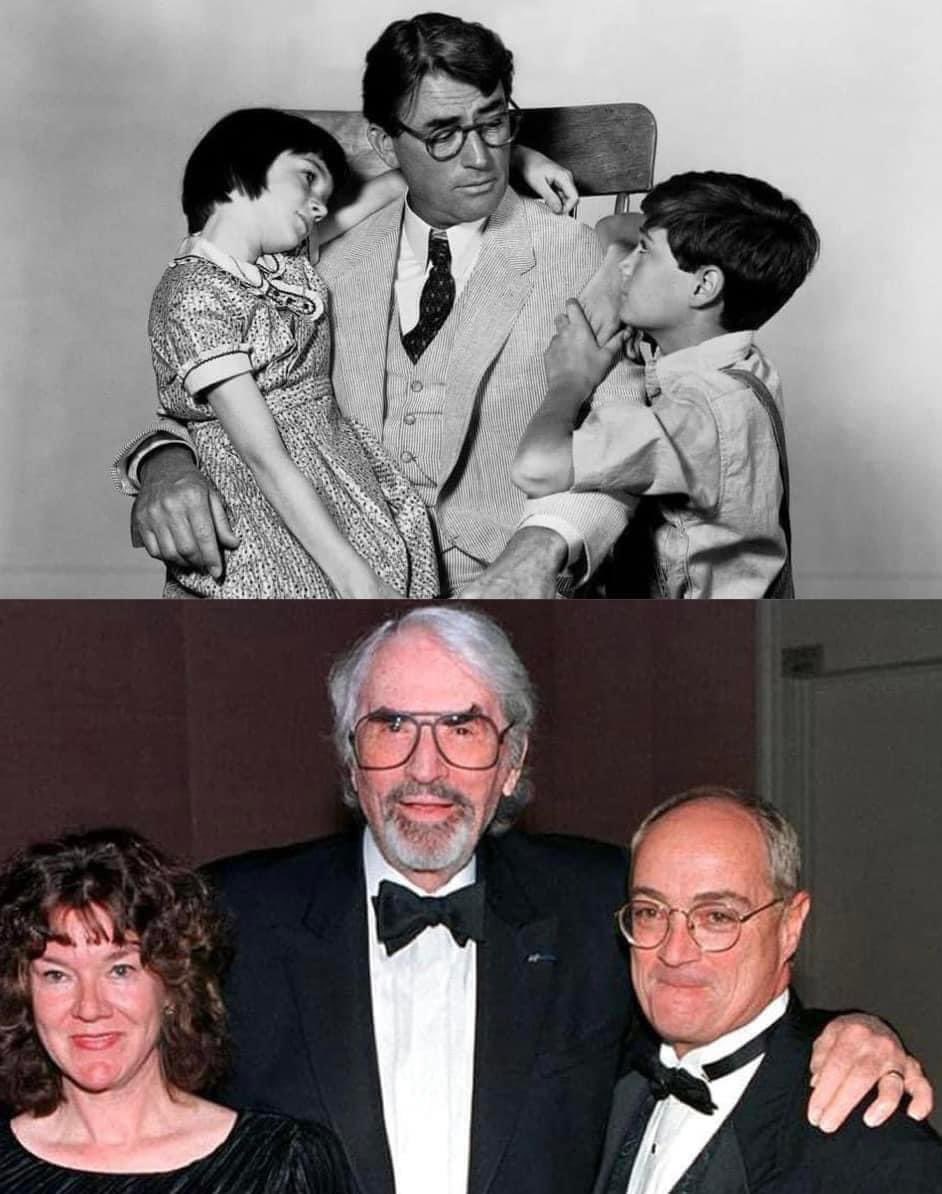 🎥 Matar a un ruiseñor - Gregory Peck, Mary Badham y Philip Alford en 1962 y 35 años después en 1997. Casi nada💔
Buenos días🙋🏻‍♂️♥️